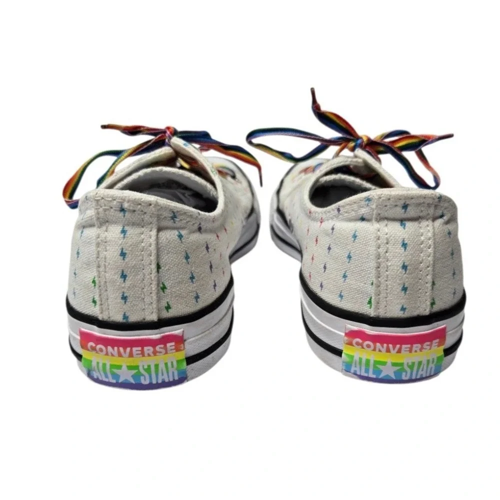 Converse Chuck Taylor All Star Ox Pride Pattern Rainbow Low Top Sneakers W6 M4